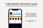 Warm Link In Bio Canva Template, a Landing Page Template by Anna Design Studio (Thumbnail 7 of 11)