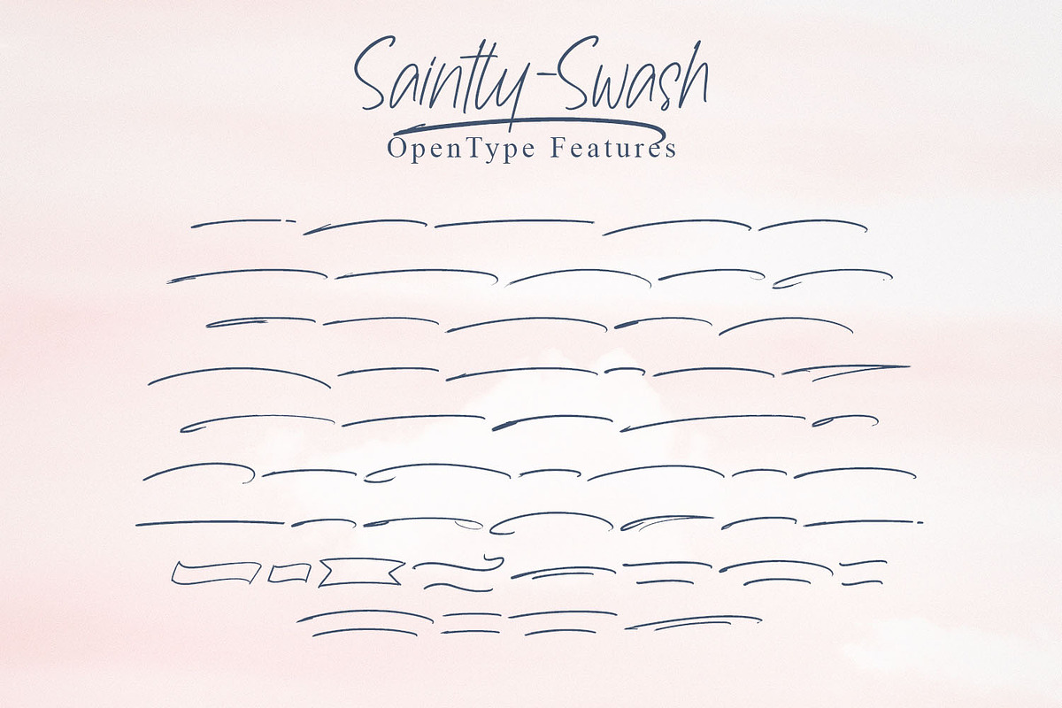 Saintley, a Script Font by Ditatype (Photo 3 of 7)