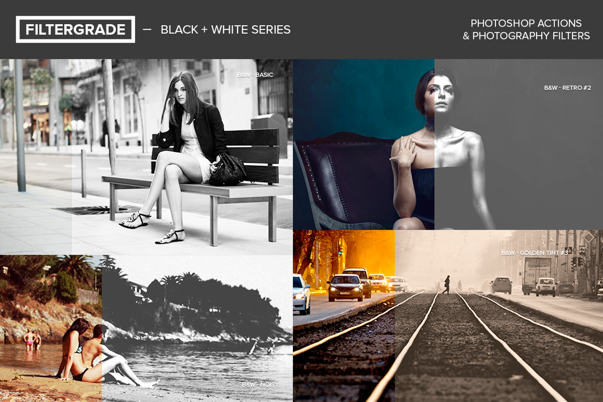 FilterGrade Black & White Series, an Action Add-On by FilterGrade (Photo 1 of 5)