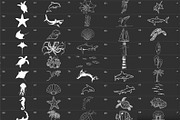 Sea Procreate Tattoo Brushes Stamps, a Brush Add-On by LaurenceVArtiste (Thumbnail 5 of 9)