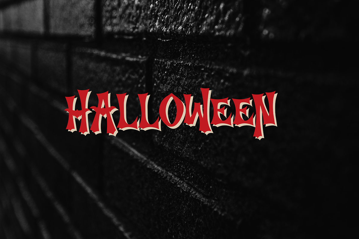 Kalong - Halloween font, a Blackletter Font by portype (Photo 3 of 5)