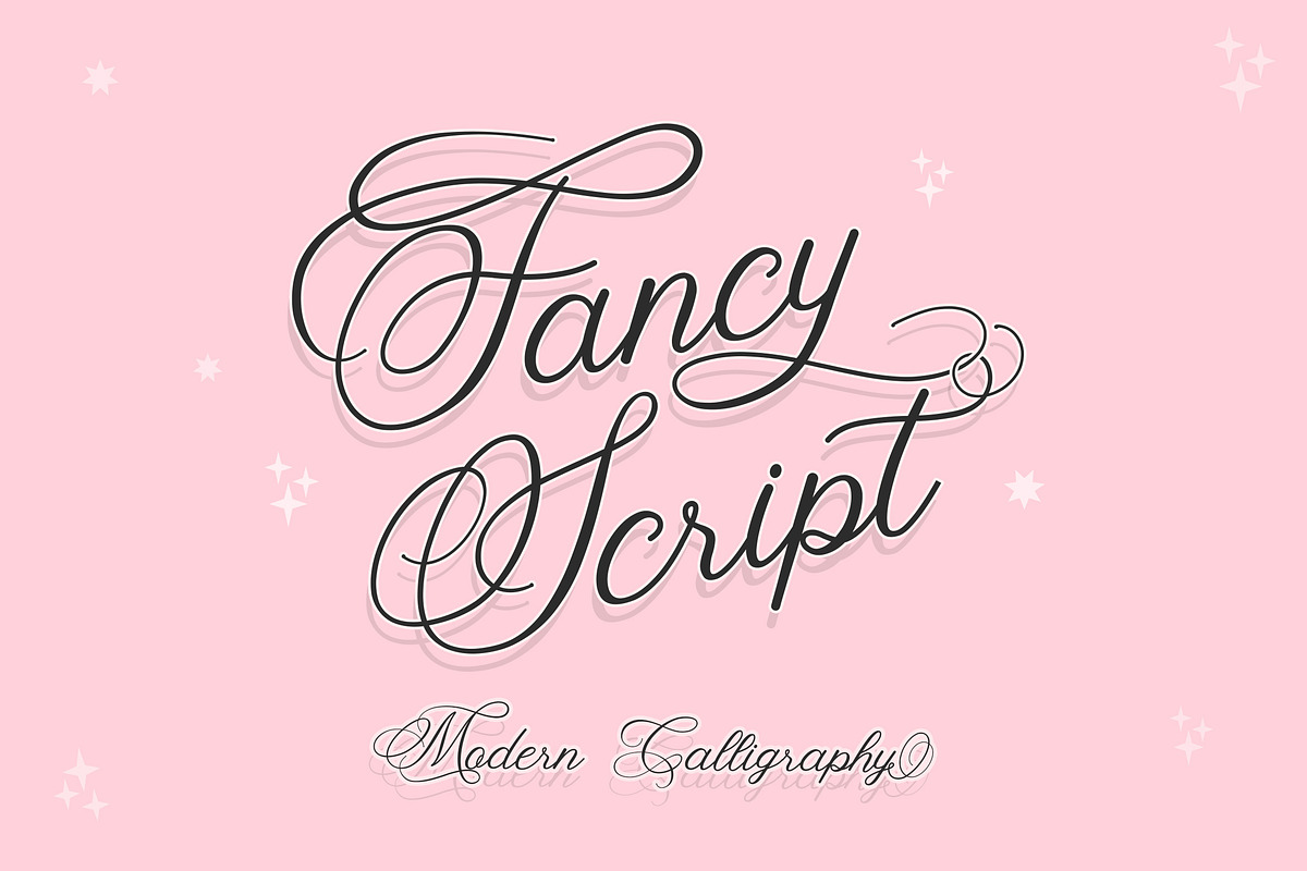 Fancy Script, a Script Font by Lollipop Hand Drawn (Photo 1 of 6)