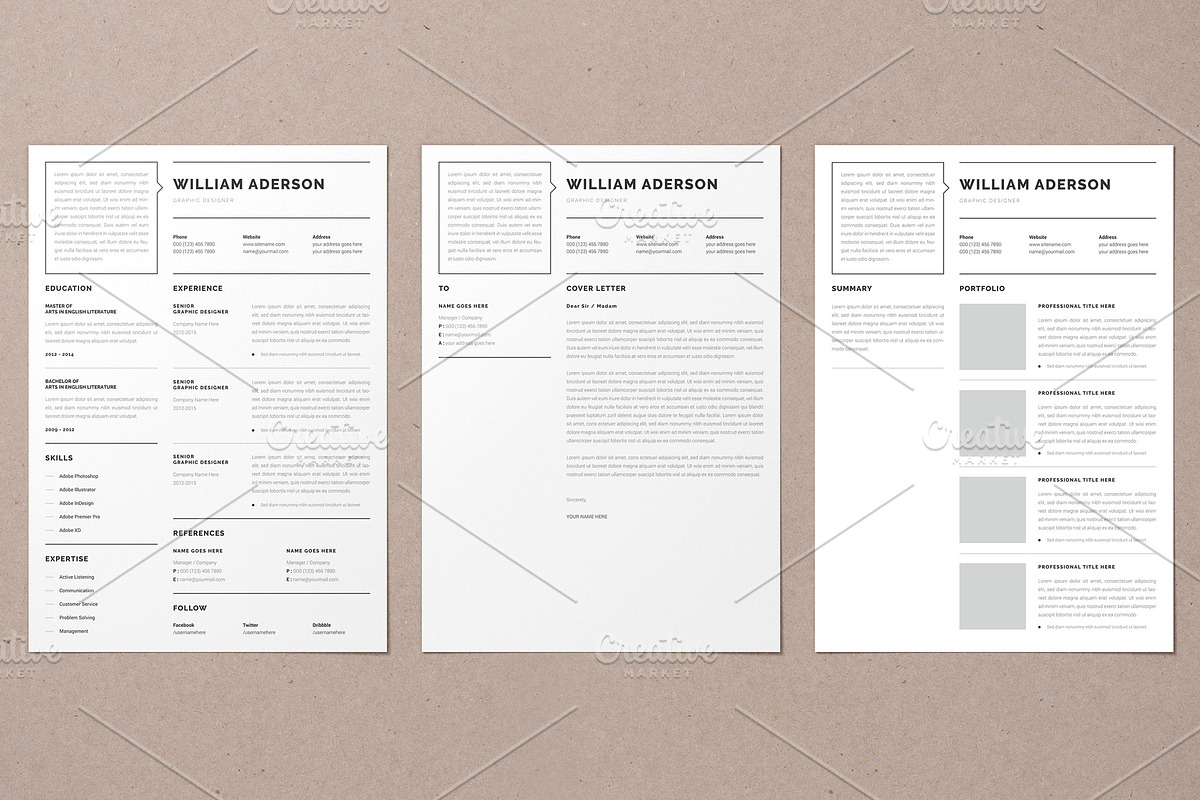 Google docs Resume Template, a Resume Template by Alice_s (Photo 4 of 6)