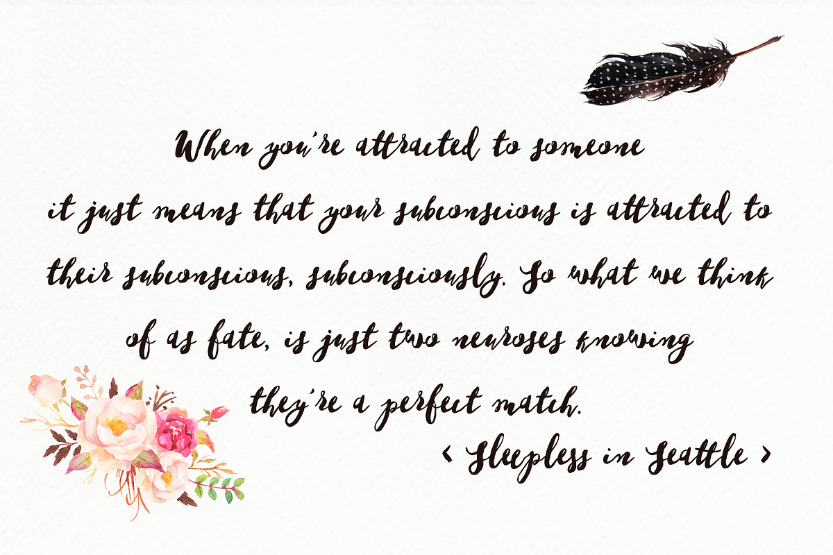 Alegance Typeface preview 2