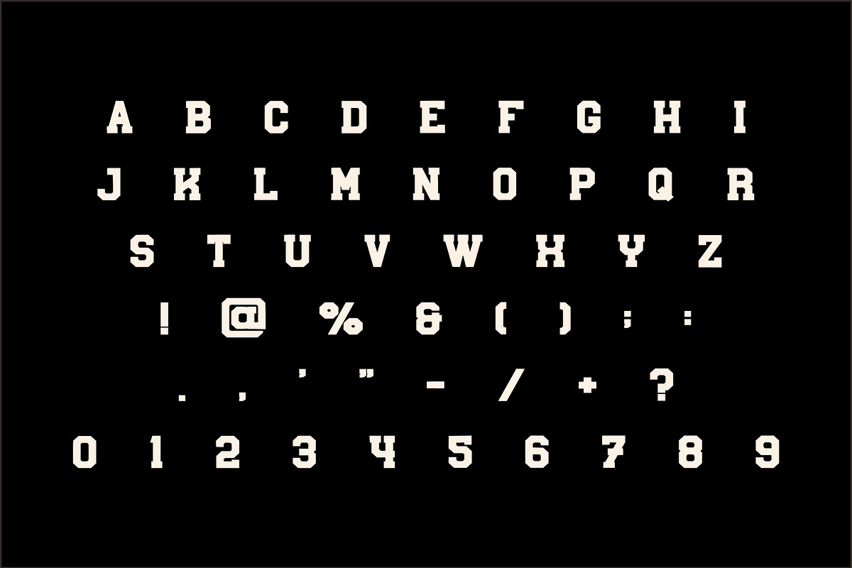 Spontan Jersey - Modern Jersey Font, a Slab Serif Font by Limited.studio (Photo 6 of 6)