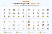 Strategic Planning Dashboard Icons, an Outline Icon by vexper (Thumbnail 2 of 10)