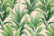 Tropical leaves patterns and element, a Decorative Illustration by irina.vaneeva (Thumbnail 2 of 11)
