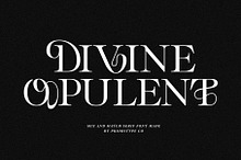 Divine Opulent - Display Serif