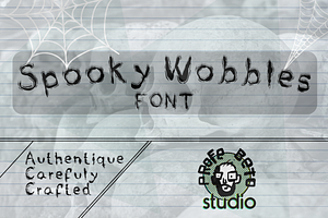 Spooky Wobbles/Fun Font for kids