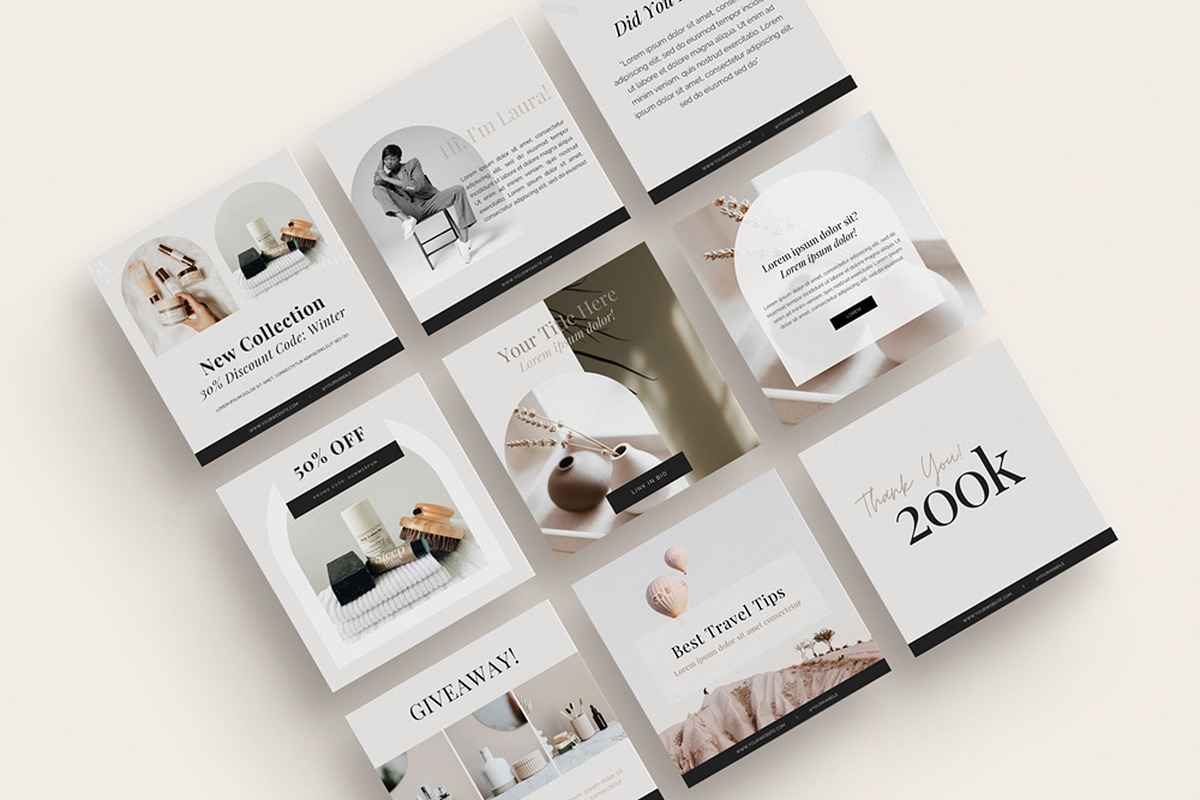 135 Social Media CANVA Template Pack, a Social Media Template by Gebers Marketing & Design (Photo 4 of 11)