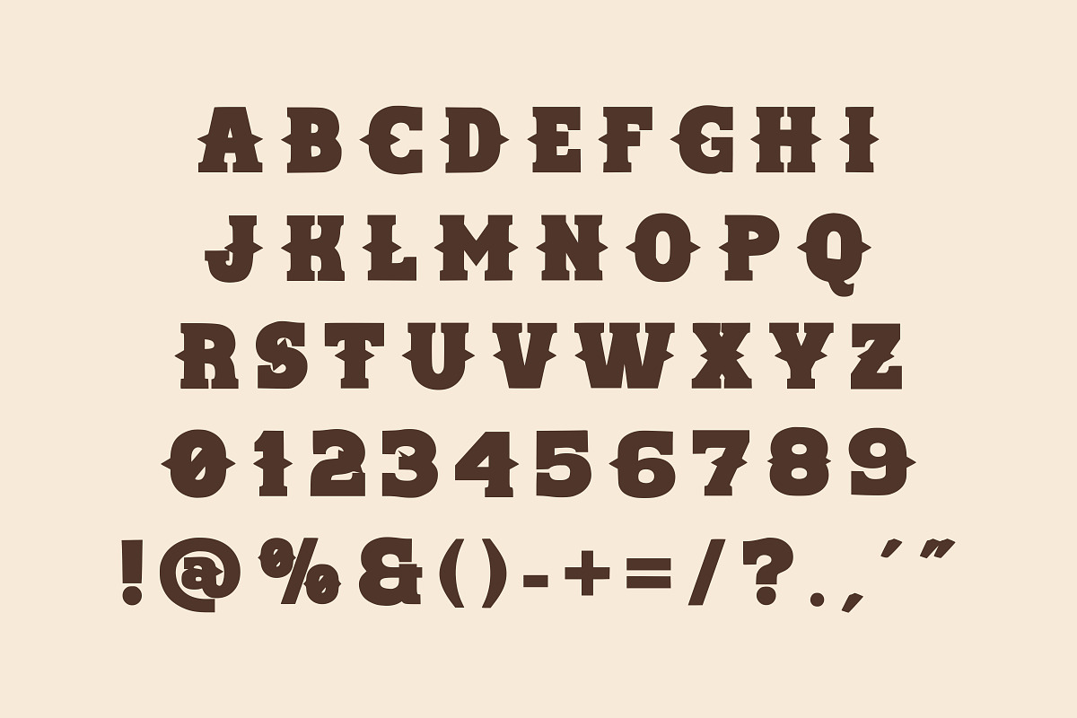 Old West Font – Vintage Western, a Slab Serif Font by Limited.studio (Photo 5 of 5)