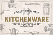 Kitchen Tools Engravings, an Object Graphic by Graphic Goods (Thumbnail 1 of 6)