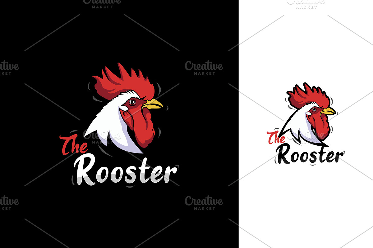 Chicken Rooster Logo, a Branding & Logo Template by Atlantis X Nurman Arbai