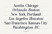 Evenings | Retro Vintage Serif Font, a Serif Font by HansCo Studio (Thumbnail 8 of 20)