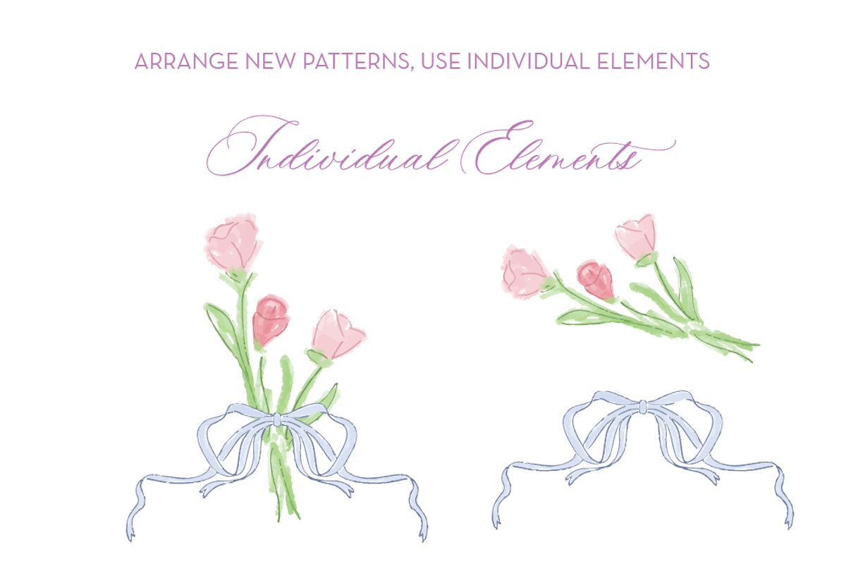 Spring Grandmillennial Pattern, a Pattern Graphic by SarahOMaryDesigns (Photo 3 of 3)