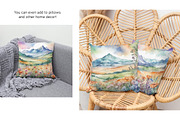 Watercolor Mountain Landscapes Set 4, a Decorative Illustration by Kat's Artful Creations (Thumbnail 9 of 10)
