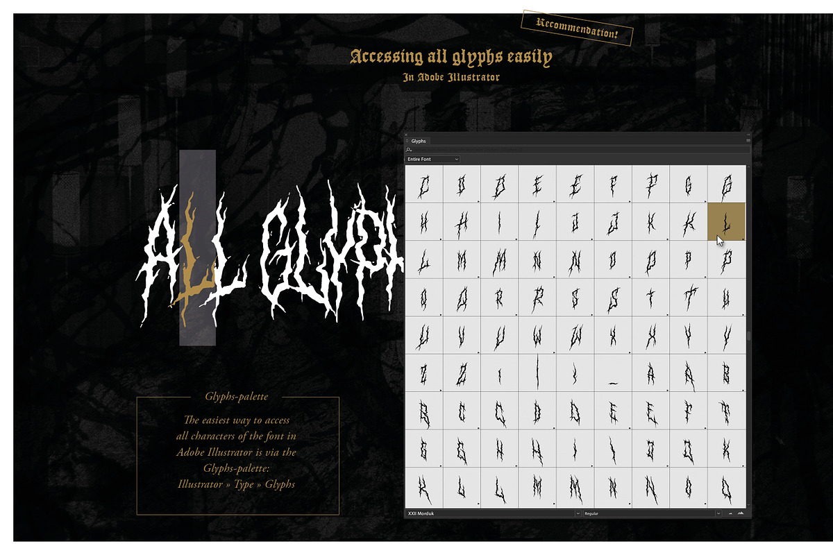 XXII Morduk, a Font by Doubletwo Studios (Photo 10 of 11)