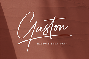 Gaston Handwritten Font