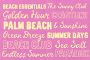 Sunset Motel Retro Summer Font Trio, a Handwritten Font by BilberryCreates (Thumbnail 4 of 10)