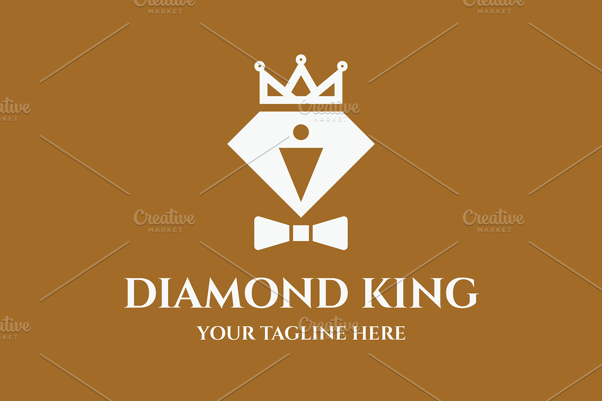 Diamond King Jeweler Logo, a Branding & Logo Template by Creattlle (Photo 3 of 3)