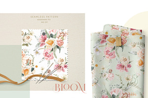 -20% Bloom Floral Watercolor Bundle