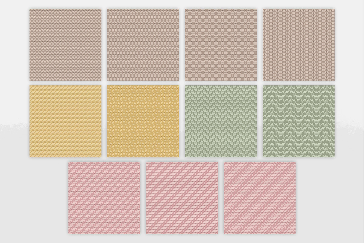 Fabric textures. Seamless patterns, a Texture Graphic by LartGraphics (Photo 2 of 7)