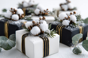 Creative winter gift wrap ideas, a Photo by Beautiful things