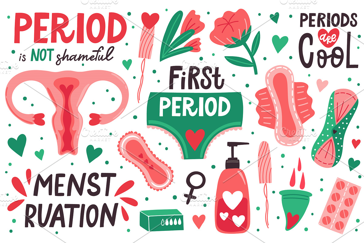 Menstruation Female, an Object Graphic by