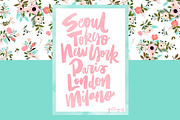 Big Cities Handlettering Calligraphy, a Decorative Illustration by hellopop design (Thumbnail 3 of 4)