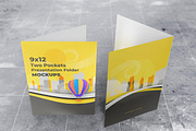 912 Two Pocket Folder Mockups, a Books & Magazine Mockup by Vectogravic Design (Thumbnail 4 of 5)