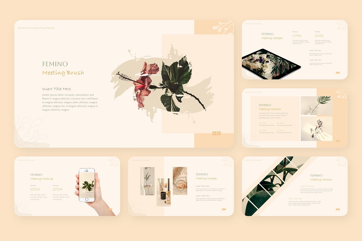 Femino Aesthetic Powerpoint, a Presentation Template by NecrolitSlide (Photo 2 of 11)