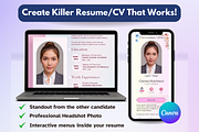 StarCV Pro-03|Canva Resume Template, a Landing Page Template by Omaikraf Studio (Thumbnail 2 of 9)