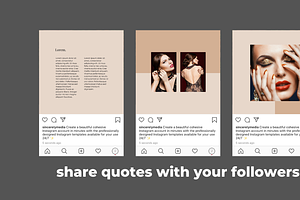 Instagram Puzzle Template: Glory