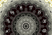 30 mystic zodiac signs circles, an Object Graphic by tkdesign (Thumbnail 10 of 31)