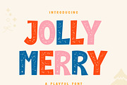 Jolly Merry, a Sans Serif Font by Mini_World (Thumbnail 1 of 6)