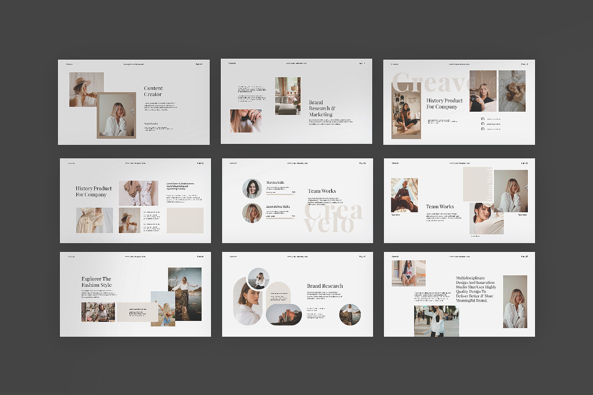 Creavelo Presentation Pack Bundle, a Presentation Template by Spesifikstd (Photo 8 of 9)
