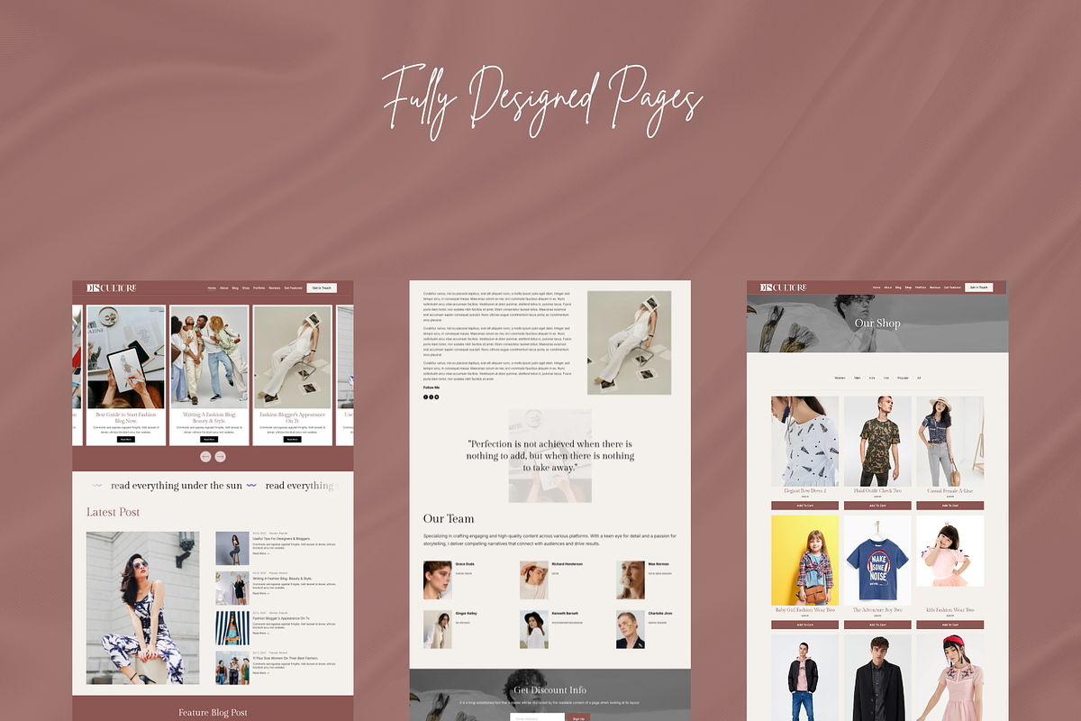 Magazine Squarespace Template preview 4