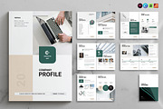 Company Profile Template, a Brochure Template by NorthPeak (Thumbnail 1 of 8)