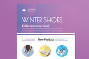 Winter Shoes Collection Flyer, a Flyer Template by MightyDesign (Thumbnail 2 of 8)