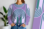 Purple and Teal Arches, a Background Graphic by Sharon Schwalbe (Thumbnail 3 of 6)