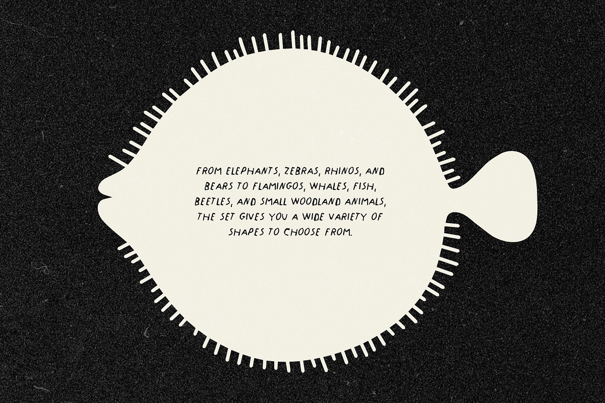 100 Naive Animal Silhouettes, an Animal Illustration by Veyla (Photo 10 of 11)