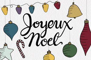 40 Holiday Vector Ornaments