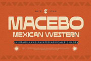 Macebo - Mexican Western Font, a Sans Serif Font by Bentype Studio (Thumbnail 1 of 7)