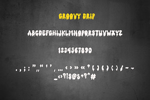 Groovy Drip Is A Cool Halloween Font