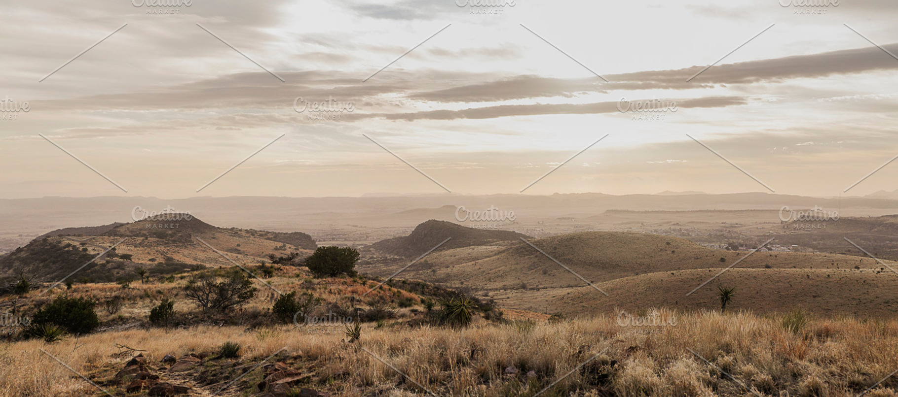 Davis Mountain Panoramic Landscape
