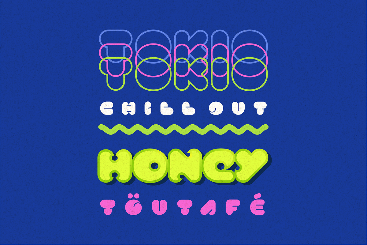 Diskopia, a Font by NimaType (Photo 3 of 4)