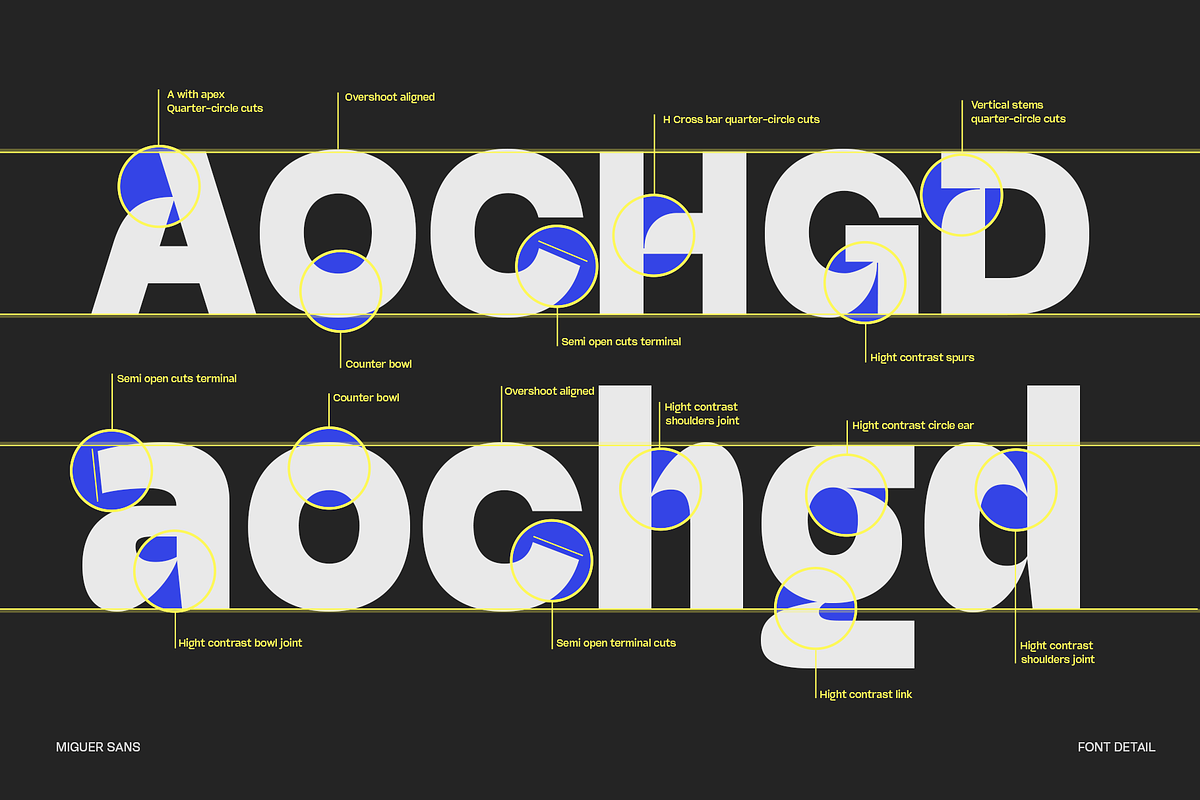 Miguer Sans | Contrast Sans, a Sans Serif Font by Jolicia Type (Photo 5 of 21)
