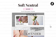 Soft neutral social media graphic, a Social Media Template by Chanut is industries (Thumbnail 10 of 11)