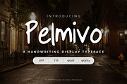 Pelmivo | Handwriting Display Font, a Handwritten Font by Everyday Perfection (Thumbnail 1 of 5)