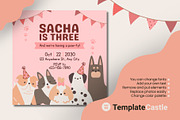 Birthday Invitation Canva Template, a Design Template by TemplateCastleStore (Thumbnail 2 of 2)
